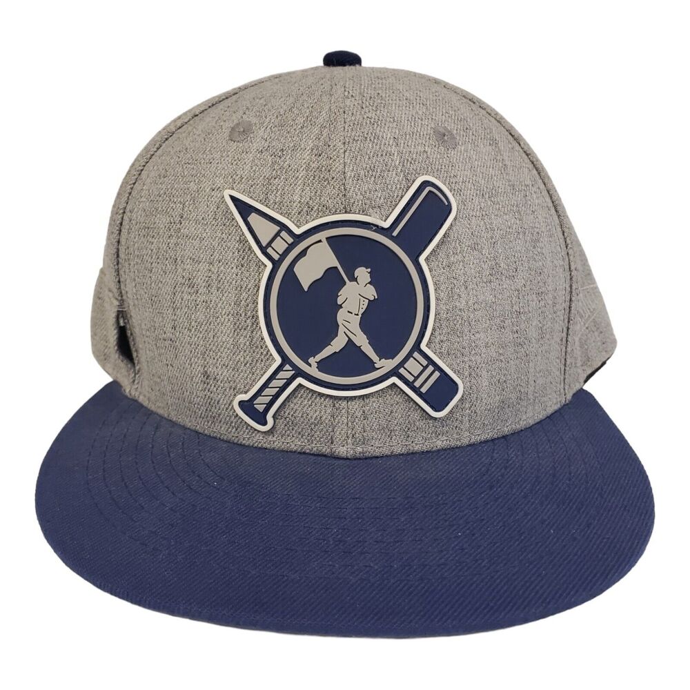 BASEBALLISM Hat Cap Adult Gray Blue BABE RUTH Snapback MLB Baseball Hall Of Fame